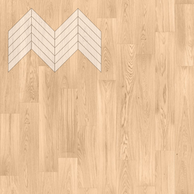 Паркет Елка Французская Lab Arte Chevron Дуб Селект Блонд лак 600/510х90х14/3/45° Паркет Елка Французская Lab Arte Chevron Дуб Селект Блонд лак 600/510х90х14/3/45°