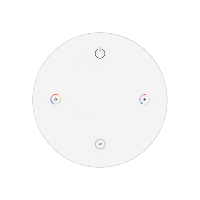 INTELLIGENT ARLIGHT Пульт SMART-801-22-1G-RGBW White (3V, Magnet, 2.4G), Arlight, 046480, изображение 2 INTELLIGENT ARLIGHT Пульт SMART-801-22-1G-RGBW White (3V, Magnet, 2.4G), Arlight, 046480, изображение 2
