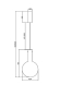 Подвесной светильник Туманность / Nebula 3000К 6Вт, Maytoni, MOD182PL-L6W3K