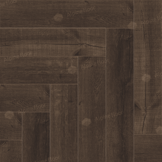 Каменный ламинат SPC Alpine Floor Parquet Light Дуб Альферац, ЕСО 13-22 MC