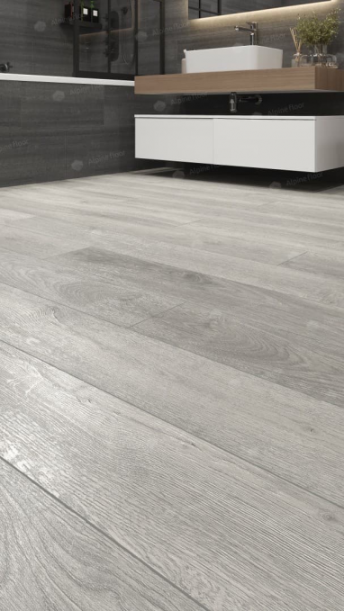 Каменный ламинат SPC (ABA) Alpine Floor Premium XL Дуб Платина, ECO 7-14 MC