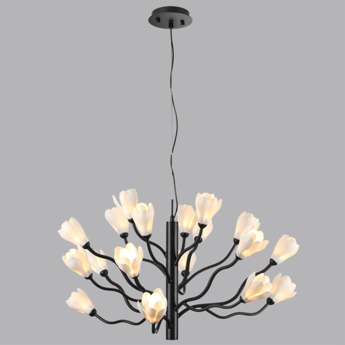 Люстра G4 LED 18*5W GARDI MODERN ODL25 553 ODEON LIGHT 5090/18, фото на цветном фоне 1 Люстра G4 LED 18*5W GARDI MODERN ODL25 553 ODEON LIGHT 5090/18, фото на цветном фоне 1