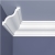 Плинтус потолочный Bello Deco С5/80 80x80