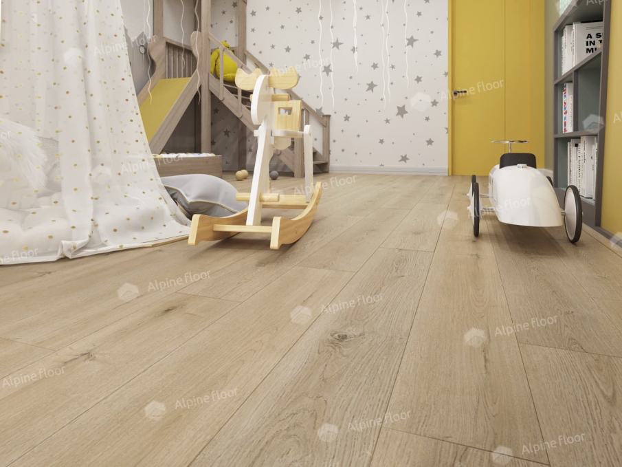 Кварцвиниловая плитка Alpine Floor Easy Line Дуб Миндальный, ЕСО 3-27 Кварцвиниловая плитка Alpine Floor Easy Line Дуб Миндальный, ЕСО 3-27