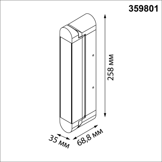 Светильник накладной с перекл. цв. температуры IP20 LED 12W 180-265V 2700К/3200К/4000К ITER OVER NT25 400 NOVOTECH 359801, схема товара Светильник накладной с перекл. цв. температуры IP20 LED 12W 180-265V 2700К/3200К/4000К ITER OVER NT25 400 NOVOTECH 359801, схема товара