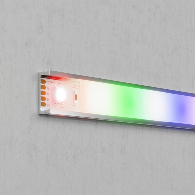 Светодиодная лента 24В 5050 14,4Вт/м Цветная (RGB) + 6000K 5м IP20, 10178, изображение 3