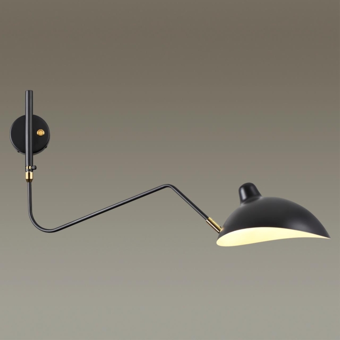 Настенный светильник E27 1*40W KERBI WALLI ODL21 459 ODEON LIGHT 4830/1W, фото на цветном фоне 1