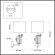 Бра E14 1*40W CACTUS MODERN ODL_EX24 099 ODEON LIGHT 5425/1W, схема товара