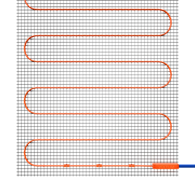 Нагревательный мат Voltum VLT01-150-9.0 Нагревательный мат Voltum VLT01-150-9.0