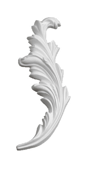 Орнамент Decomaster 66142R, 55x150x15 мм Орнамент Decomaster 66142R, 55x150x15 мм