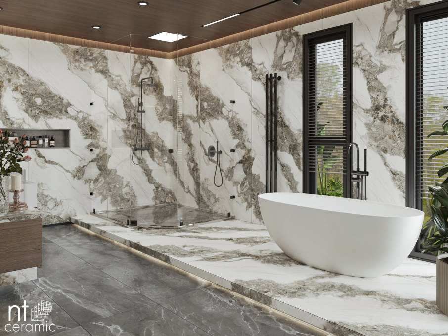 Керамогранит NT Ceramic Atlas Home Bianco Struttura 120x270, NTT3502M Керамогранит NT Ceramic Atlas Home Bianco Struttura 120x270, NTT3502M