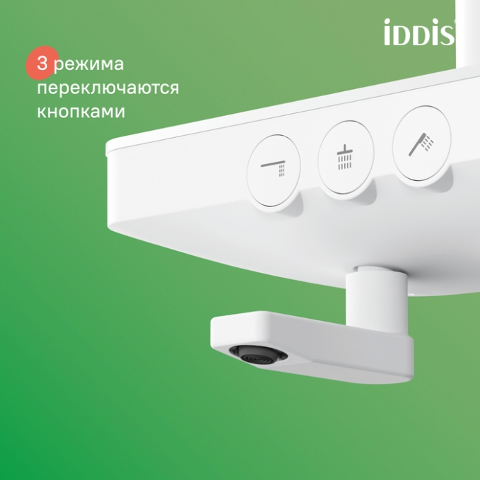 Душевая система Iddis Shelfy SHEWTBTi06 Душевая система Iddis Shelfy SHEWTBTi06