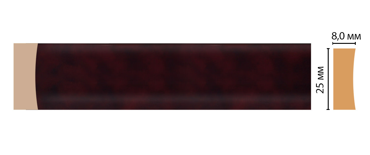 Молдинг Decomaster D046-62, 25x8x2400 мм Молдинг Decomaster D046-62, 25x8x2400 мм