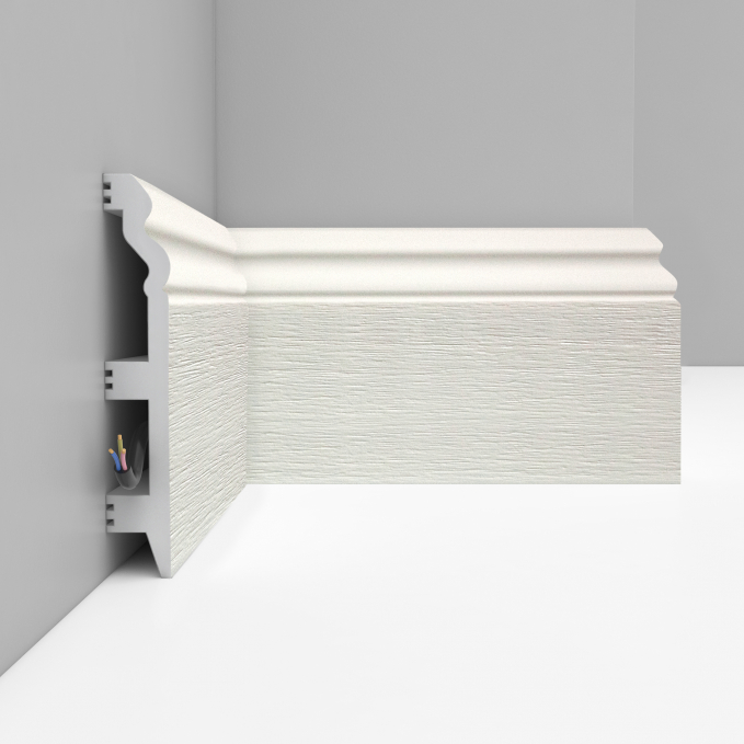 Плинтус напольный Decomaster D233-16ДМ, 120x23x2400 мм Плинтус напольный Decomaster D233-16ДМ, 120x23x2400 мм