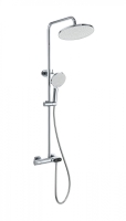 Душевая стойка со смесителем Wonzon & Woghand Muse Corno WW-B2091-A-CR хром глянцевая с термостатом Душевая стойка со смесителем Wonzon & Woghand Muse Corno WW-B2091-A-CR хром глянцевая с термостатом