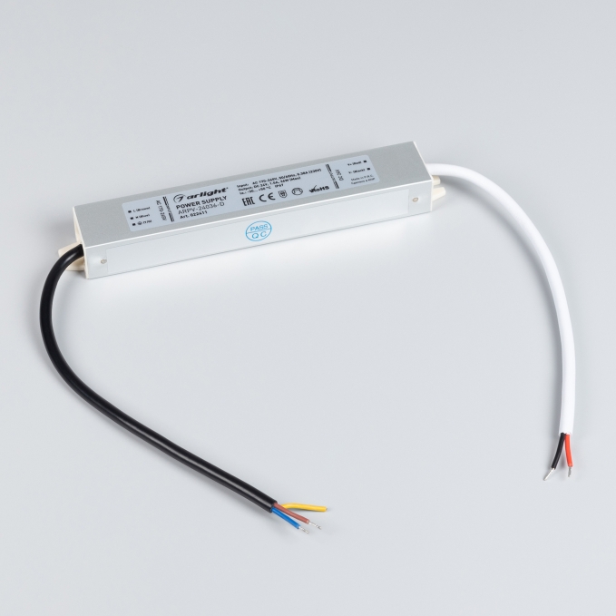 Блок питания ARPV-24036-D (24V, 1.5A, 36W), Arlight, 022411, изображение 3 Блок питания ARPV-24036-D (24V, 1.5A, 36W), Arlight, 022411, изображение 3