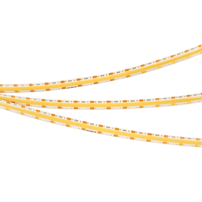 Светодиодная лента герметичная COB-SE-X360-8mm 5V Warm2700 (5 W/m, IP65, CSP, 5m), Arlight, 041710, изображение 2