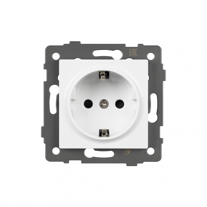 Механизм электрической розетки SCT-MEU1-PL-WH-V (250V, 16A), Arlight, 049814, изображение 4