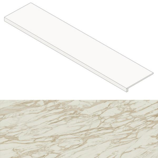 Ступень Atlas Concorde Marvel Edge Royal Calacatta Scalino Lap. 33x150, AFCR Ступень Atlas Concorde Marvel Edge Royal Calacatta Scalino Lap. 33x150, AFCR