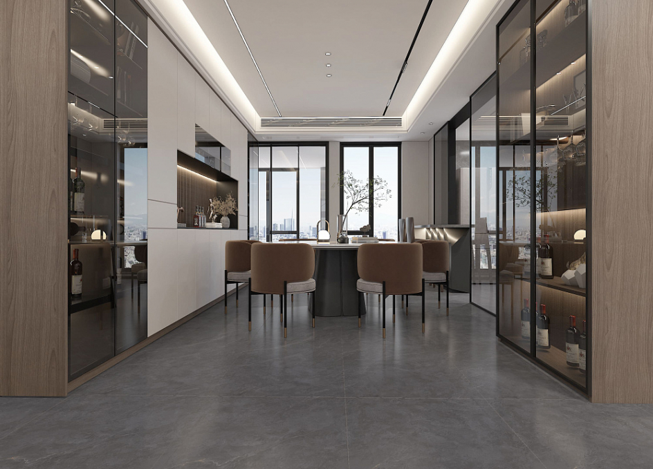 Керамогранит Basconi Home Cateye Dark Grey Grains Soft Polished Mould 60x120, BHW-0024 Керамогранит Basconi Home Cateye Dark Grey Grains Soft Polished Mould 60x120, BHW-0024