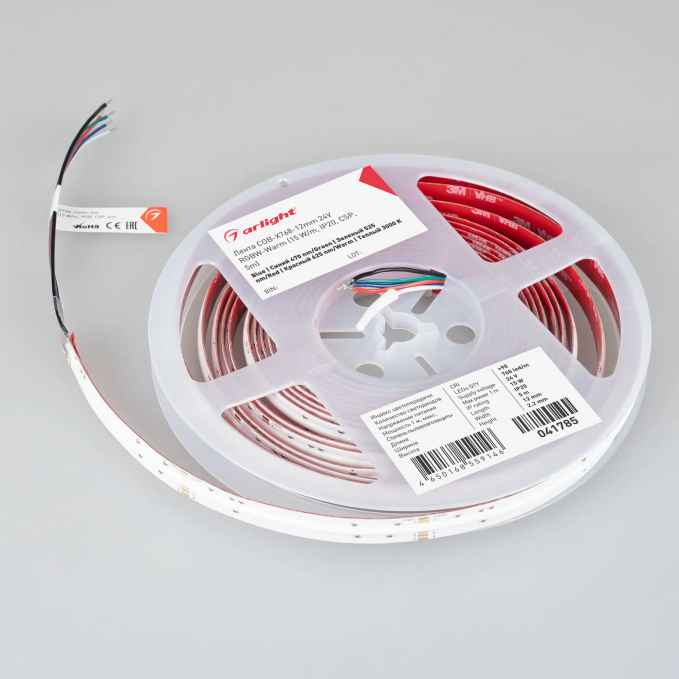 Светодиодная лента COB-X768-12mm 24V RGBW-Warm (15 W/m, IP20, CSP, 5m), Arlight, 041785, изображение 5 Светодиодная лента COB-X768-12mm 24V RGBW-Warm (15 W/m, IP20, CSP, 5m), Arlight, 041785, изображение 5