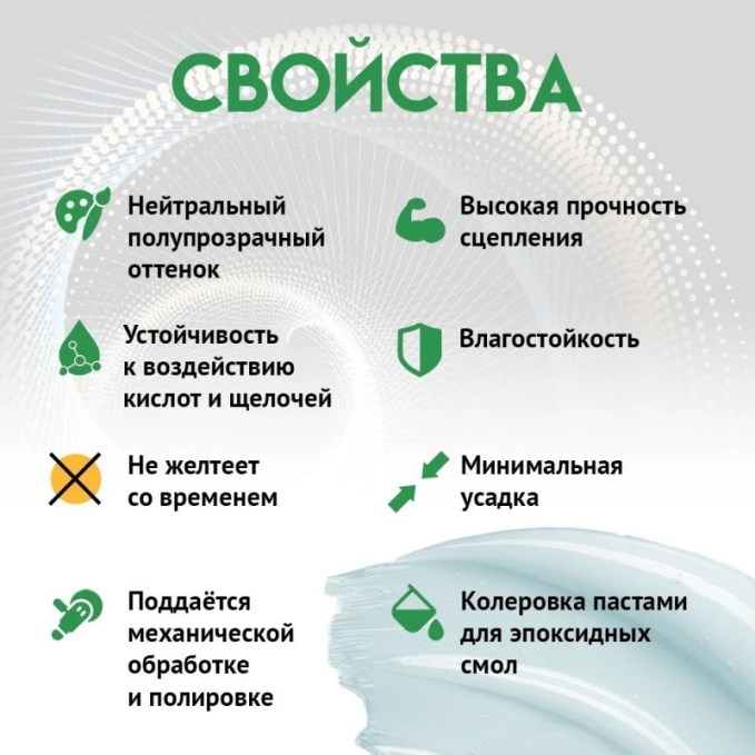 Эпоксидный двухкомпонентный клей (А+В) бесцветный Demex, 1 кг