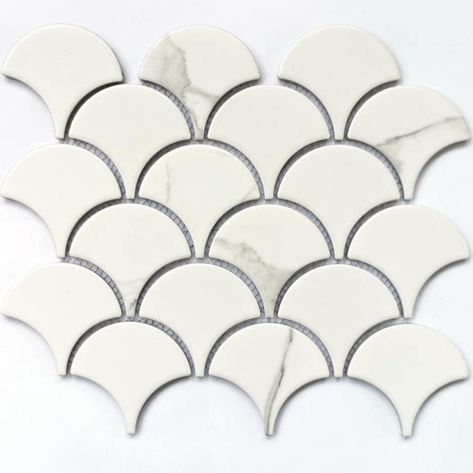 Мозаика Bonaparte Mosaics Calacatta Scale 21.9x25.5 (74,4*70*6) Мозаика Bonaparte Mosaics Calacatta Scale 21.9x25.5 (74,4*70*6)