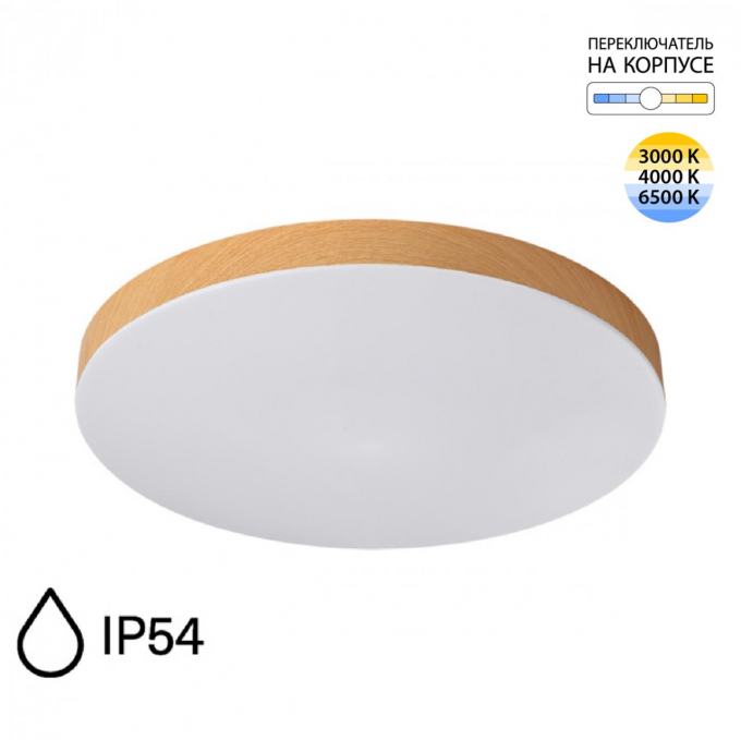 Светильник под дерево LED 50Вт 3000/4000/6500K D500 IP54 CCT GAMMA MITRA LED SN 545 СОНЕКС 7761/50L, изображение 1 Светильник под дерево LED 50Вт 3000/4000/6500K D500 IP54 CCT GAMMA MITRA LED SN 545 СОНЕКС 7761/50L, изображение 1