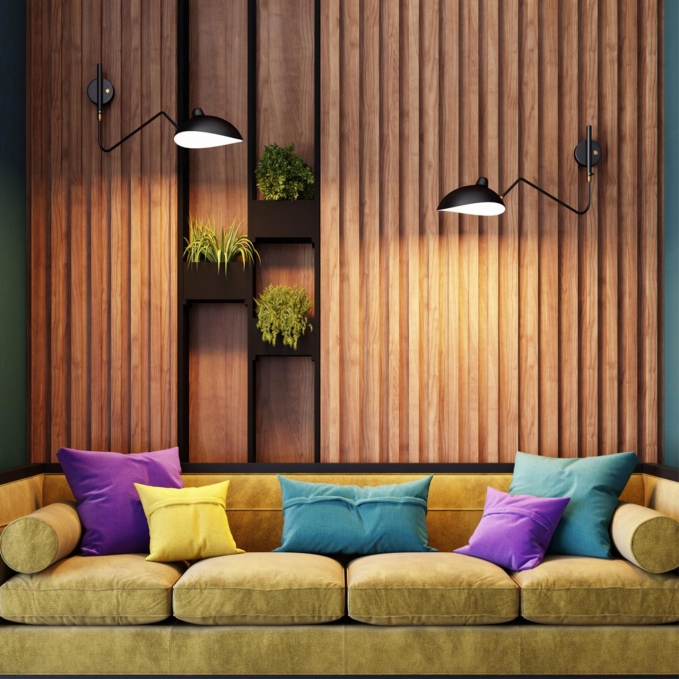 Настенный светильник E27 1*40W KERBI WALLI ODL21 459 ODEON LIGHT 4831/1W, фото в интерьере 1