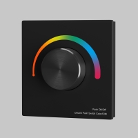 Роторная панель управления RF трехканальная 12-48В Цветная (RGB) 576Вт, 711028