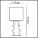 Настольная лампа E27 1*60W 220V SEGI MODERNI LN26 479 LUMION 8133/1T, схема товара Настольная лампа E27 1*60W 220V SEGI MODERNI LN26 479 LUMION 8133/1T, схема товара