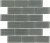 Мозаика Caramelle (LeeDo) Impressioni Mattoni Grigio 50x100 30x30
