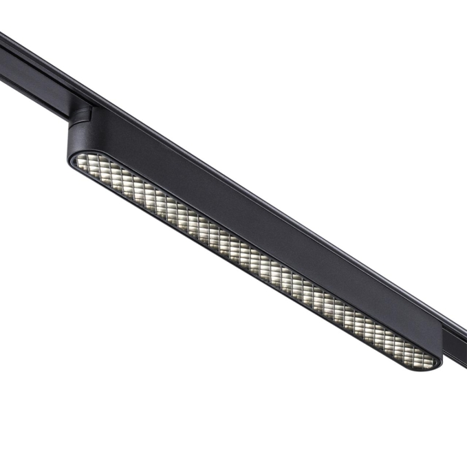 Трековый светильник для низковольтного шинопровода IP20 LED 18W 48V 1080Лм 3000К SMAL SHINO NT23 186 NOVOTECH 359248, фото на белом фоне Трековый светильник для низковольтного шинопровода IP20 LED 18W 48V 1080Лм 3000К SMAL SHINO NT23 186 NOVOTECH 359248, фото на белом фоне