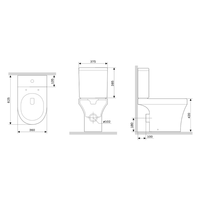 Унитаз Damixa Skyline DX35C8600SC