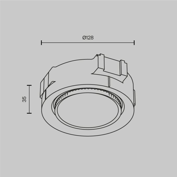 Потолочный светильник Зон / Zon 36 Вт 4000 К 120°, C032CL-36W4K-RD-W, изображение 9 Потолочный светильник Зон / Zon 36 Вт 4000 К 120°, C032CL-36W4K-RD-W, изображение 9
