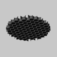 Антибликовая решётка _45мм, HoneyComb-D45