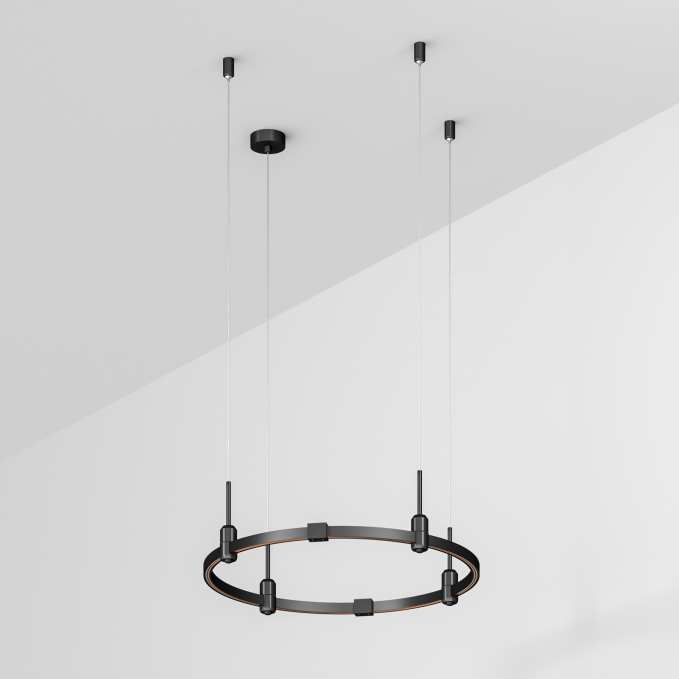 Основание ART-APRIORI-ROUND-HANG-R600 (BK), Arlight, 048487, изображение 1