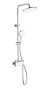 Душевая стойка со смесителем Wonzon & Woghand Muse Corno WW-B3110-CR хром глянцевая с термостатом