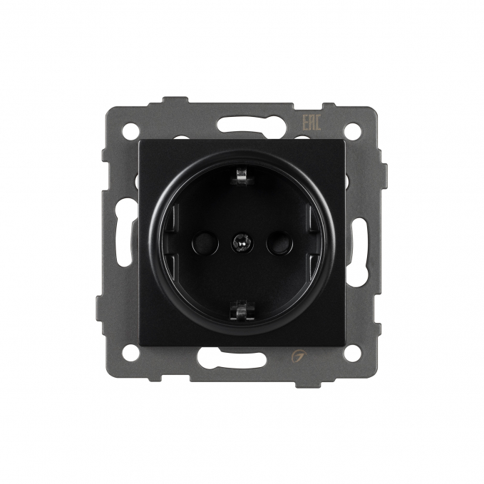 Механизм электрической розетки SCT-MEU1-PL-BK-V (250V, 16A), Arlight, 049815, изображение 4 Механизм электрической розетки SCT-MEU1-PL-BK-V (250V, 16A), Arlight, 049815, изображение 4
