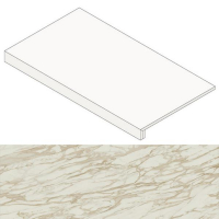 Ступень Atlas Concorde Marvel Edge Royal Calacatta Scalino Lappato 33x60, AFCH Ступень Atlas Concorde Marvel Edge Royal Calacatta Scalino Lappato 33x60, AFCH
