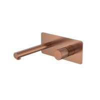 Встраиваемый смеситель Boheme Stick 125-CB.4 брашированная медь
