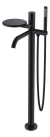 Смеситель напольный Boheme Stick 129-BB.2 черный