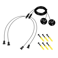 Подвес LINE-6070 2x4m Set BLACK (Pad 9x2mm), Arlight, 056259