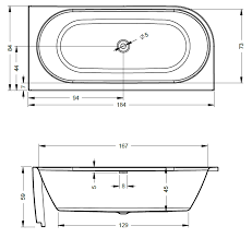 Ванна акриловая Riho Desire 180x85 B089001005 пристенная Ванна акриловая Riho Desire 180x85 B089001005 пристенная