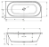 Ванна акриловая Riho Desire 180x85 B089001005 пристенная Ванна акриловая Riho Desire 180x85 B089001005 пристенная
