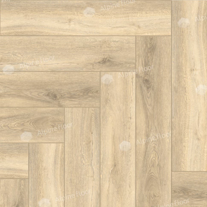 Каменный ламинат SPC Alpine Floor Parquet Light Дуб Ригель, ЕСО 13-24 MC