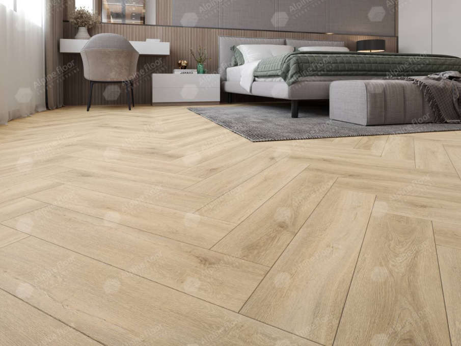 Каменный ламинат SPC Alpine Floor Parquet Light Дуб Ригель, ЕСО 13-24 MC