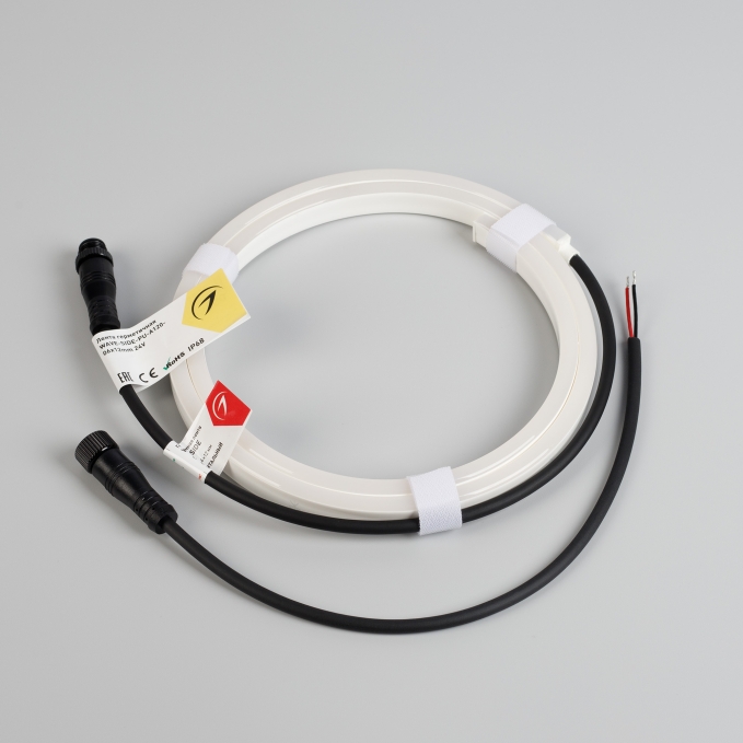 Светодиодная лента герметичная WAVE-SIDE-PU-A120-06x12mm 24V Warm3000 (8 W/m, IP68, 1m, wire x1), Arlight, 052590, изображение 3 Светодиодная лента герметичная WAVE-SIDE-PU-A120-06x12mm 24V Warm3000 (8 W/m, IP68, 1m, wire x1), Arlight, 052590, изображение 3