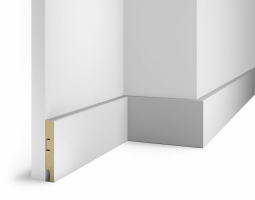 Плинтус Cosca Decor AP75 под покраску, 100x16x2400 мм, МДФ Плинтус Cosca Decor AP75 под покраску, 100x16x2400 мм, МДФ