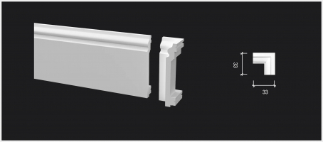 Комплектующий элемент Decor-Dizayn DD701/U1 для плинтуса - внутренний угол Комплектующий элемент Decor-Dizayn DD701/U1 для плинтуса - внутренний угол